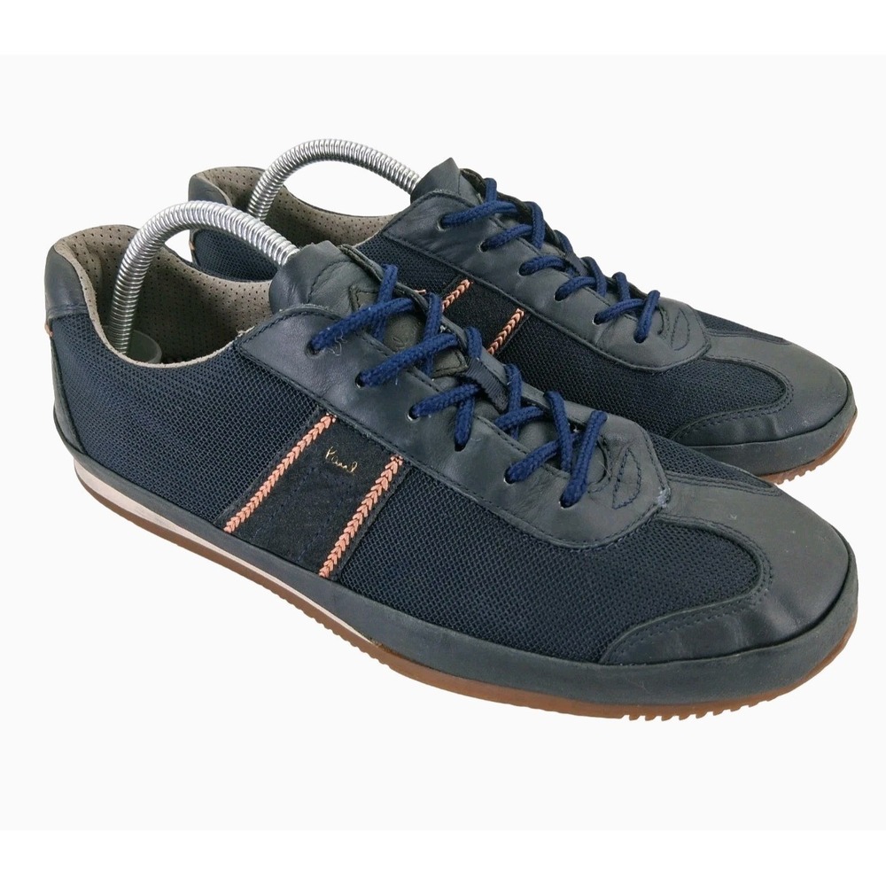 Paul Smith Jeans Shoes Mens Size 10 Blue Mesh Low Top Casual Sneakers Comfort